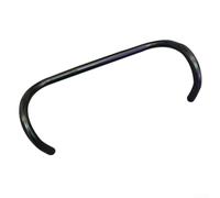 Guidon de vélo de route en alliage d'aluminium 440 mm de largeur 25,4 mm de diamètre de serrage pour vélo de course VTT Noir
