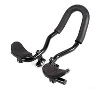 Guidon de vélo de route en alliage d'aluminium avec coussin en éponge amovible, compatible avec les barres de triathlon et aérodynamiques pour une conduite longue distance confortable