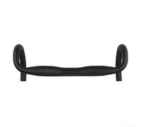 Guidon de vélo de route en alliage d'aluminium haute résistance 31 8 mm avec position de poignée étendue et abaissée (31,8 x 420 mm, rond)