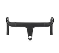 Guidon de vélo de route en carbone, design léger intégré, câble interne partiel, avec support de chronomètre, construction durable en fibre de carbone (420 x 80 mm)
