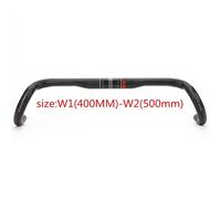 Guidon De Vélo De Route En Fibre De Carbone Gravel,Big Flare Bar,Subsicross,2021mm,380mm,400mm,420mm,440 - Type 400mm