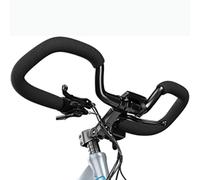 Guidon de Vélo Papillon, Accoudoir de Vélo en Alliage D'aluminium avec 2 Poignées en Eponge, Multi-Positions pour Triathlète (25.4mm)
