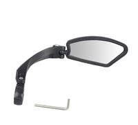 Guidon de vélo universel avec miroir résistant aux chocs, plié et grand angle de vue pour vélos de montagne réglables