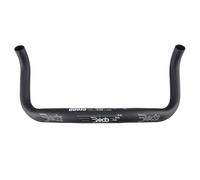 Deda Crononero Handlebar Argenté 31.7 mm / 400 mm Black / Black