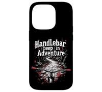 Guidon Deep in Adventure Biking Adventure Coque pour iPhone 14 Pro