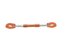 Guidon D'équilibre De Moto Poignées Universelles pour 22 Mm, Barre Transversale Renforcée pour Volant, Dirt Pit Bike(Orange)