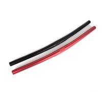 Guidon droit pour cyclisme, diamètre d'installation centrale de 25 à 4 mm, diamètre des extrémités de 22 mm, léger et durable, parfait pour la personnalisation du vélo (rouge 580 mm)