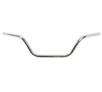 Guidon En Acier Touring Bas Chromé TRW 22MM