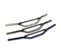 Guidon en aluminium 128 mm 22 mm titane anodisé Trw Mcl155t
