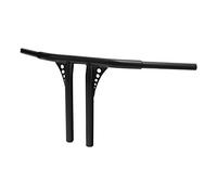 Guidon Fat T-Bar 14" pour Harley Dyna Wide Glide, Freewheeler Noir