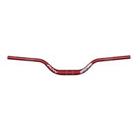Funn Upturn Guidon de VTT à haute élévation avec collier de serrage de 35 mm et largeur de 800 mm, guidon en alliage léger et durable pour vélo MTB et BMX, élévation de 75 mm (Rouge)