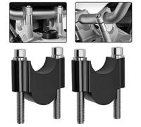 Guidon Handlebar Risers Paire De Rehausseurs De Guidon Universels Pour Moto Fixations Universelles 28 Mm 22 Mm 7/8" Pour YAMAHA HGNMPGVVTZ(Black)