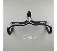 Guidon Intégré En Carbone Pour Vélo De Route,Support D'ordinateur Gps,28.6mm,380mm,400,420/440 - Type Glossy 110x400mm