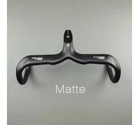 Guidon Intégré En Carbone Pour Vélo De Route,Support D'ordinateur Gps,28.6mm,380mm,400,420/440 - Type Matte 100x440mm