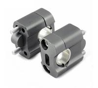 Guidon Kit Riser Pinces De Barre De Moto 22 Mm 28 Mm Adaptateur De Rehausseurs De Guidon 7/8 "1-1/8 Moto(Titanium,28 Mm)