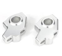 Guidon Kit Riser Pour WR450F 2003 2004 2005 Pour WR250F 2006 22 Mm 7/8 "Élévation Montage Barre Poignée Décalée Étendue Déplacée(Gloss Silver)