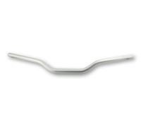 Guidon LSL X-Bar en aluminium Superbike X01, 1 1/8 pouce, argent, argent