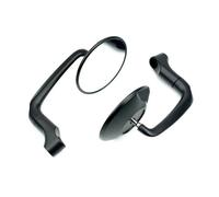 Guidon Mirror Rétroviseur Latéral Moto en Aluminium, Pivotant À 360°, pour H&Onda pour CB500X, pour CB750, NC750X, CRF1100L Africa Twin Rétroviseur Champ Vision(Chrome)