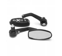 Guidon Mirror Rétroviseurs Moto 22 Mm, Rétroviseur D'extrémité De Guidon pour CFMOTO CLX700, Rétroviseur Pivotant Et Réflecteur. Rétroviseur Champ Vision(Noir 1)
