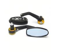 Guidon Mirror Rétroviseurs Moto 22 Mm, Rétroviseur D'extrémité De Guidon pour CFMOTO CLX700, Rétroviseur Pivotant Et Réflecteur. Rétroviseur Champ Vision(Or 2)