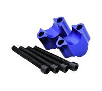 Guidon Moto 22 Mm 7/8" CNC Avec Pince Fixation Surélevé, Pour BETA RR RS 125-450, CB600F, CB650F, CB750, CB900, CB1000R Collier Fixation Rehausseur Guidon(22mm Blue)
