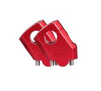 Guidon moto Adaptateur D'extension De Rehausseur De Guidon Pour V-Strom 250SX 2023-2024 Accessoires De Moto(B Red 28mm)