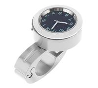Guidon Moto - Guidon Moto | Montre Numérique, Aluminium Imperméable Universel 7/8 Pouces Argent, Montre Numérique Multifonctionnelle Pour Voiture Antichoc Étanche Avec Heure, Date, Semaine, Tem
