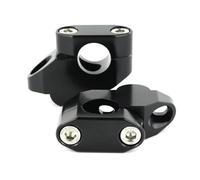 Guidon Moto Rehausseurs Guidon Moto 22 mm 7/8" pour BMW pour R1200R pour F800S pour F700GS Extension arrière déplacée rehausseurs Guidon(Black)