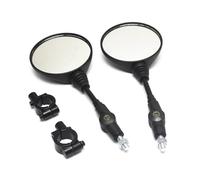 Guidon Moto Scooter Pliable Forme Ronde Base Rétroviseur Latéral Accessoires Modifiés
