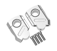 Guidon moto Support De Guidon De Moto Universel Adaptateur De Fixation Pour Guidon De Moto 28 Mm 22 Mm Accessoires De Moto(Color-S)