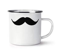Guidon Moustache Rétro Émail Tasse Mug