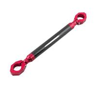 Guidon Multifonctionnel En Fibre De Carbone Pour Moto Barre Transversale Réglable En Alliage D'aluminium Pour Véhicule Électrique Tube De Guidon(Red)