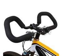 Guidon papillon de voyage pour vélo 25,4/31,8 x 580 mm Noir pour vélos de randonnée et de trekking, fabriqué à partir d'alliage d'aluminium 6061 avec design anti- design, 460 g léger (31,8 mm +