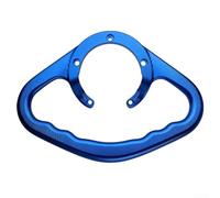 Guidon passager pour réservoir de carburant avec poignée rainurée pour une performance antidérapante, fabriqué en alliage d'aluminium CNC, compatible avec les motos BMW et Honda (bleu)