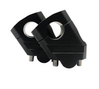 Guidon Pour CB1000R CB650R CB500X CB500F CBF125NA CBF300NA VFR1200X CTX700 1300 28mm 1 1/8" Rehausseurs de guidon Fat Bar Mount Risers( 28mm Black)