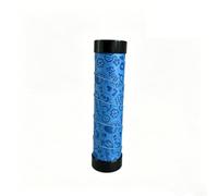 Guidon pour vélos de route construits avec structure de 3 mm pour minimiser le transfert des vibrations aux mains du cycliste (poignées-bleues)