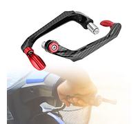 Guidon Protecteur Garde-main, 7/8" 22 mm Protection Embrayage de Frein, Frein d'embrayage Levier Protector Protège-mains, Convient aux Motos, Voitures électriques(Rouge)