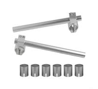 Guidon réglable à clipser 26-31 mm pour alliage d'aluminium réglable | Antirouille pour alliage d'aluminium, stabilité à haute vitesse, convient pour moto pour VTT, scooter, fourches de 26 à 31 mm