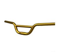 Guidon rehausseur en alliage de 520 mm de long et 22,2 mm de diamètre pour une utilisation sur plusieurs plateformes de vélo, y compris VTT route et modèles pliants (doré)
