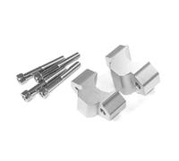 Guidon relevé et étendu Accessoires Moto Pince Levage Guidon Support Adaptateur D'extension pour Y&amaha XJR 1300 XJR1300 2015 -(Argent)