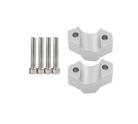 Guidon relevé et étendu Adaptateur D'extension Pince Traînée Accessoires Moto pour Y&amaha XSR900 XSR-900 2016 - 2024(Argent)