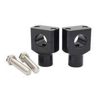 Guidon relevé et étendu Pince Montage Guidon Moto 22mm 25mm pour Vulcan 900 pour Classic Accessoires De Remplacement Personnalisés(22mm Black)