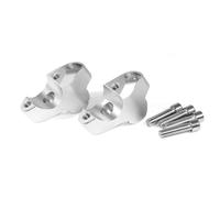 Guidon relevé et étendu pour 1050 1090 1190 pour Adventure R 2013-2016 Moto Guidon Riser Pince Rallonge Adaptateur Accessoires(Argent)