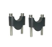 Guidon relevé et étendu pour CRF1100L pour CRF1000L pour L'afrique pour Twin pour D'aventure Sports 2020 Adaptateur Pince Montage Barre Poignée(28mm Black)