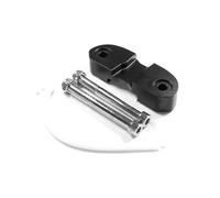Guidon relevé et étendu pour Ducati pour Scrambler 400 800 1100 pour Sport Spécial pour Dark Pro Guidon Riser Pince Adaptateur Montage Moto(Noir)