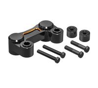 Guidon relevé et étendu Support Relocalisation Retrait Guidon pour Harley pour Street Bob FXBBS 114 2021-2024 FXBB 107 2018-2020(Type A)