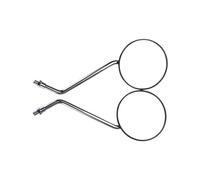 Guidon Rétroviseur Latéral 1 Paire De Rétroviseurs De Moto, 8mm 10mm, Bout De Barre De Poignée Ronde, Rétroviseur Latéral De Recul, Accessoires Modifiés Rotatifs