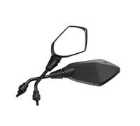 Guidon Rétroviseur Latéral 2 Pièces/Paire Rétroviseur De Moto Rétroviseurs De Scooter Rétroviseur Convexe Arrière 8mm 10mm Rétroviseurs D'extrémité De Barre De Poignée Miroir Latéral