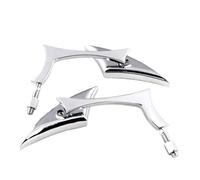 Guidon Rétroviseur Latéral Rétroviseur Latéral Universel À Lame De Lance, 1 Paire, 8mm 10mm, Extrémité Barre Moto, pour, pour CruiserBike, pour Chopper