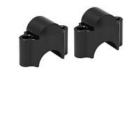 Guidon Riser Barre Pour Moto Universel Guidon Riser Barre Montage Poignée Pince Universelle 28mm 1 1/8 "22mm 7/8" 1 Paire Réhausseurs(28MM Black)